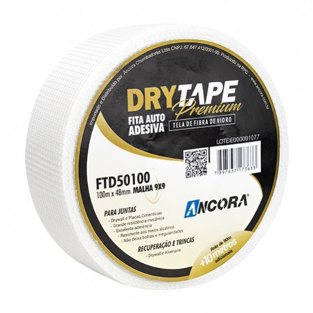 FITA P/DRYWALL 90MX48MM BRANCO - ANCORA