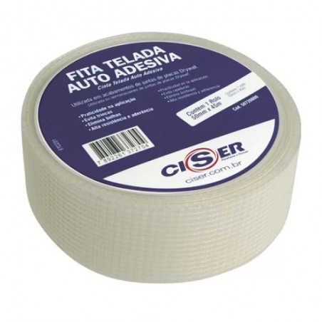 FITA P/DRYWALL 50MX45MM BRANCO - CISER
