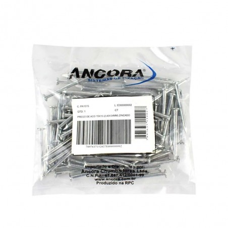 PREGO DE AÇO 15X15 - CENTO